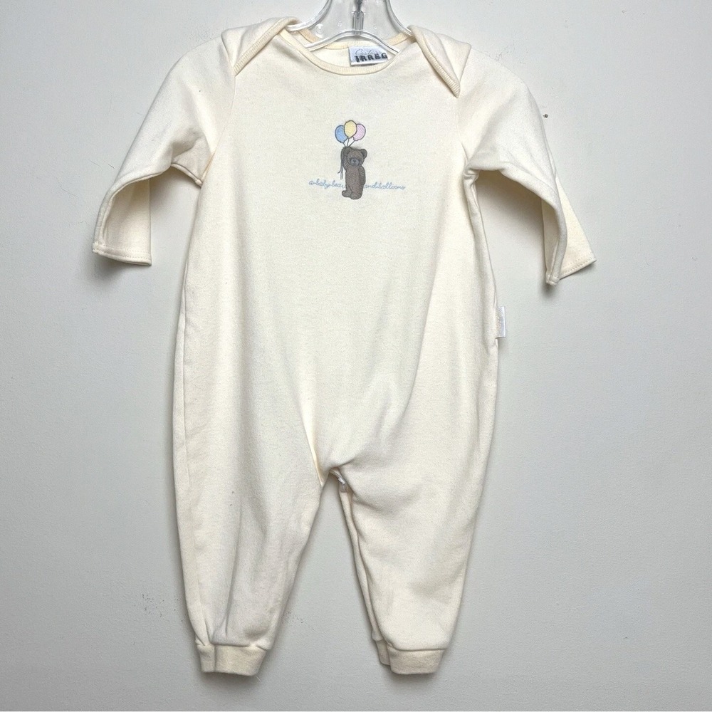 Carters Baby Bear Balloon Romper Sleeper Just Stay Little Vintage Y2K 6-9 Months